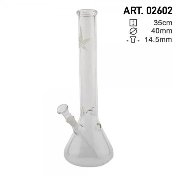 14 Inch Beaker Base Glass Water Pipe