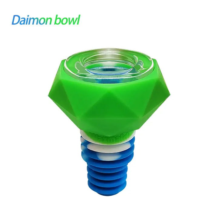 14mm 18mm Diamond Silicone Glass Bowl