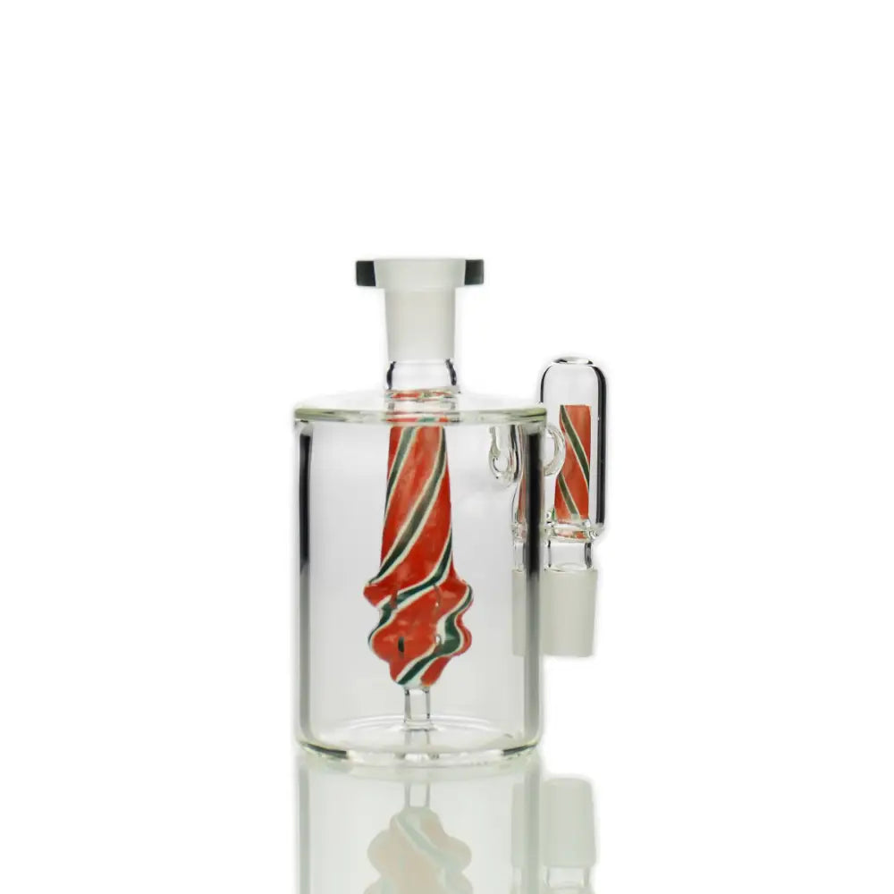 Reversal Glass 14mm Double Filter Ash Catcher