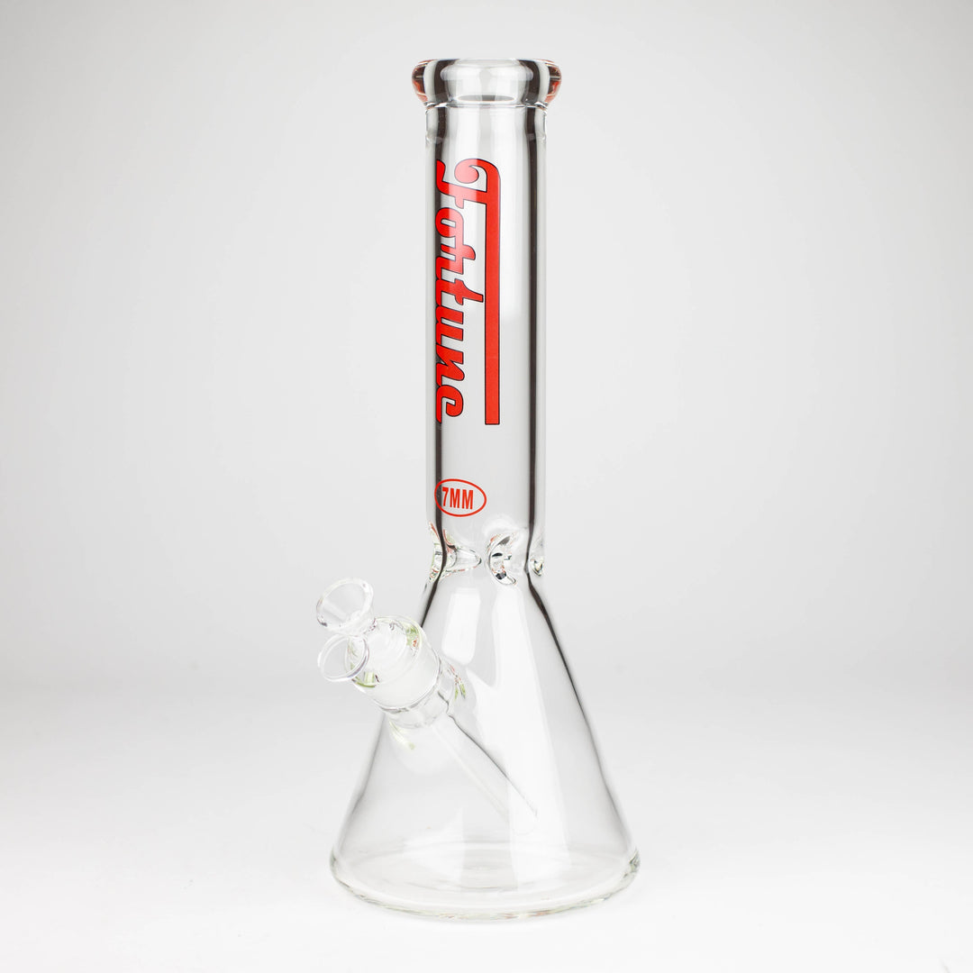 Fortune 14" 7mm Beaker Glass Water Pipes_7