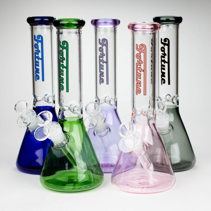 Fortune 10" 4mm Color Beaker Pipes_0