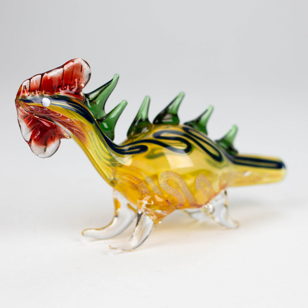 Lizard Insideout Glass Pipe 7"_0