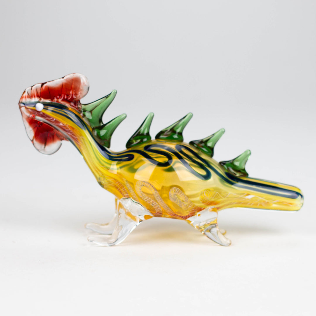 Lizard Insideout Glass Pipe 7"_2