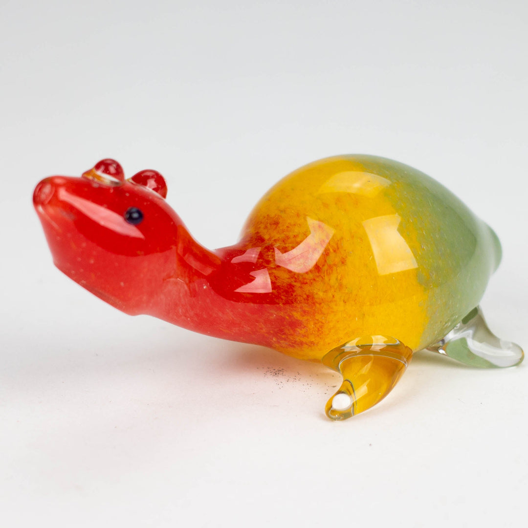 Turtle Shape Rasta insideout pipe 4"_0