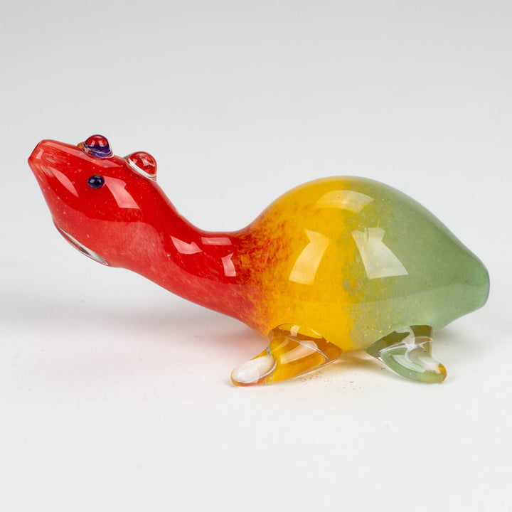 Turtle Shape Rasta insideout pipe 4"_2