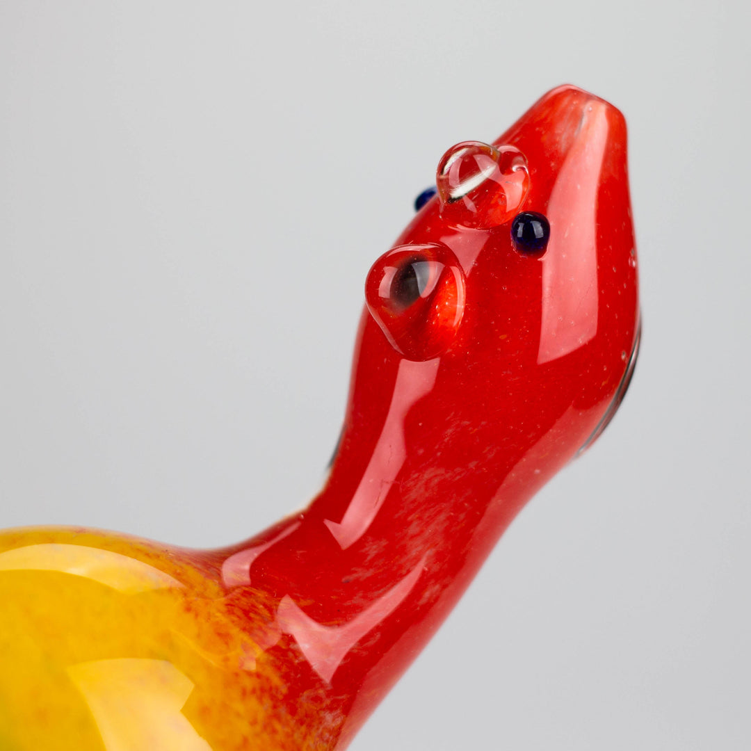 Turtle Shape Rasta insideout pipe 4"_1