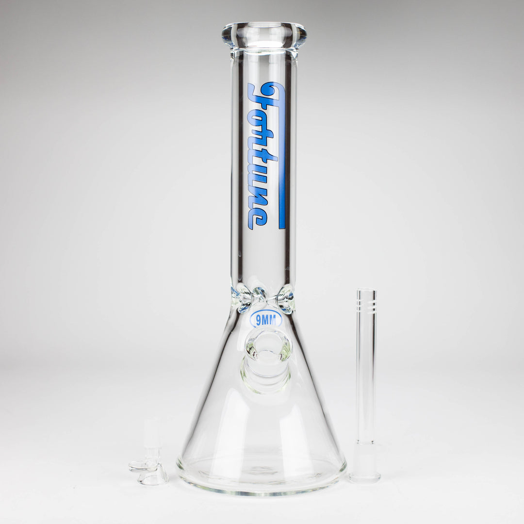 Fortune 14" 9mm Beaker Glass Bong_1