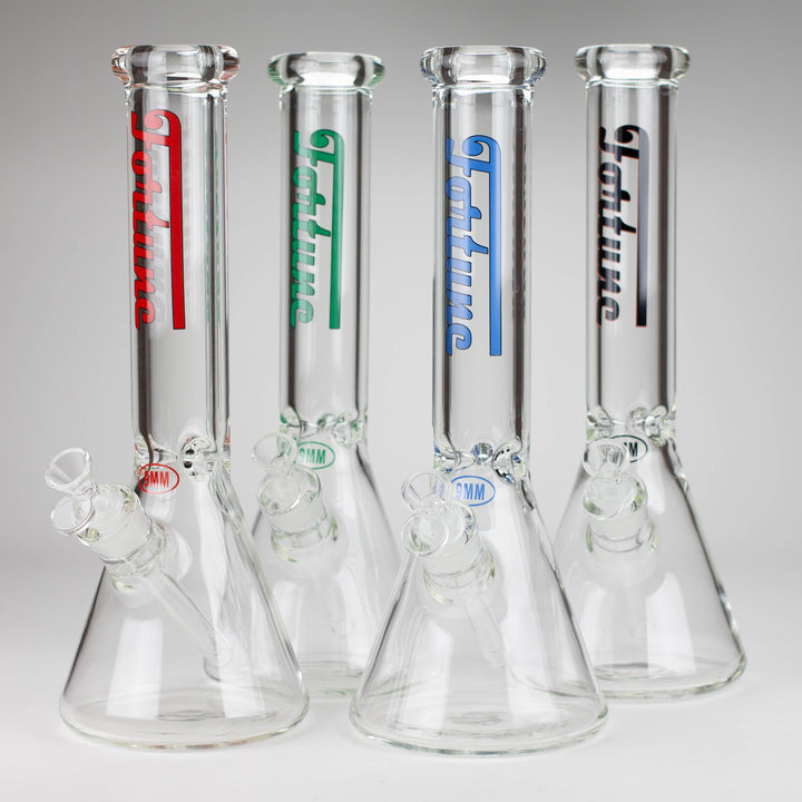 Fortune 14" 9mm Beaker Glass Bong_0