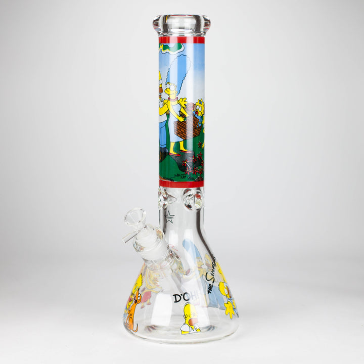 Cartoon 9 mm glass pipes 14"_9