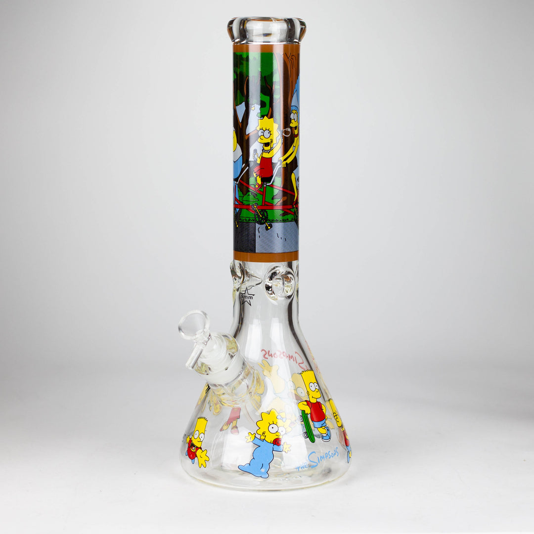 Cartoon 9 mm glass pipes 14"_10