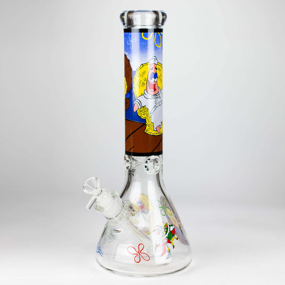 Cartoon 9 mm glass pipes 14"_9