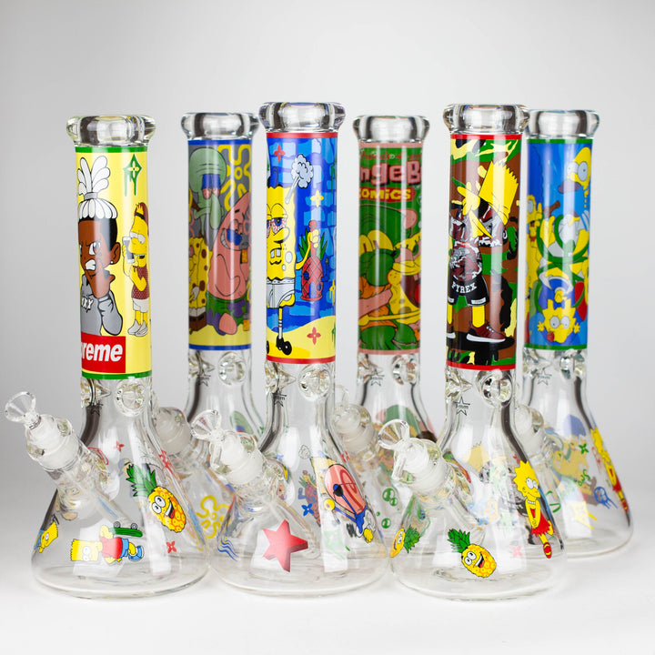 14" Cartoon 9 mm glass pipes_0