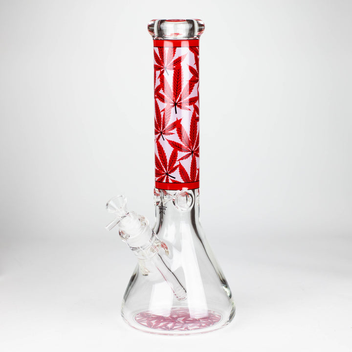 Hemp Weed 9mm glass pipes 14"_6