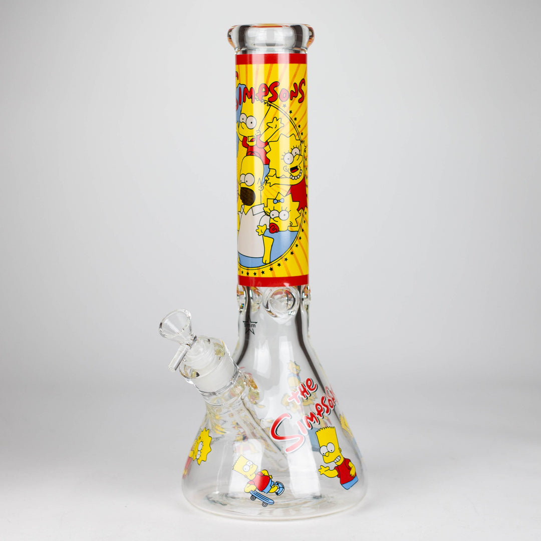 Cartoon 9 mm glass pipes 14"_6