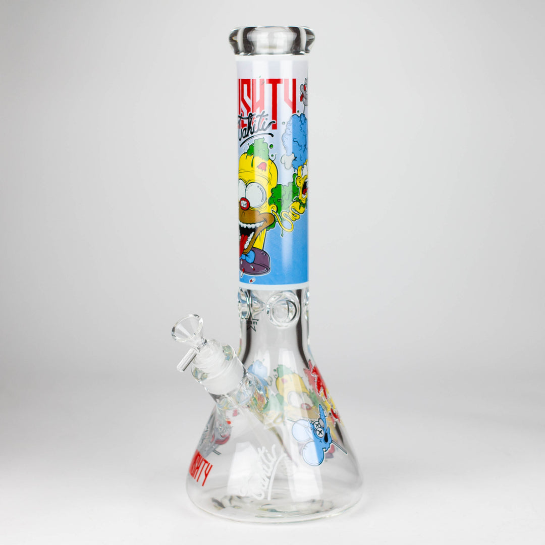 Cartoon Glow 9 mm glass pipes 14"_7