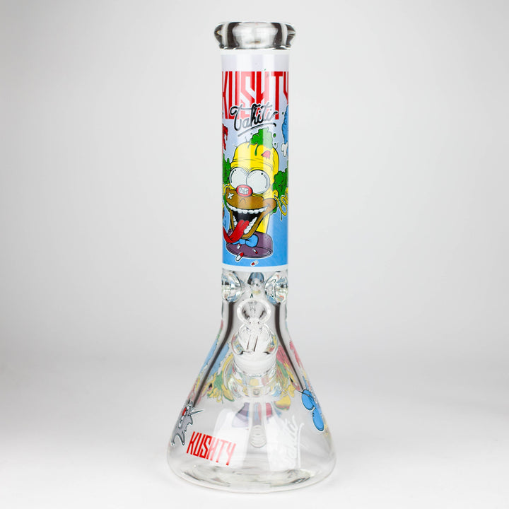 Cartoon Glow 9 mm glass pipes 14"_1