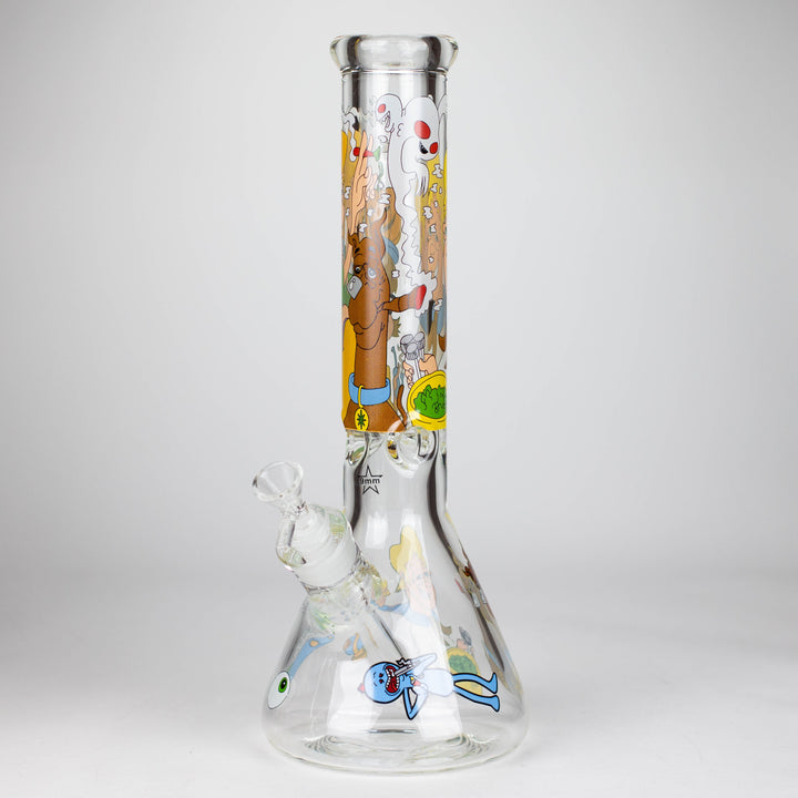 Cartoon 9 mm glass pipes 14"_7