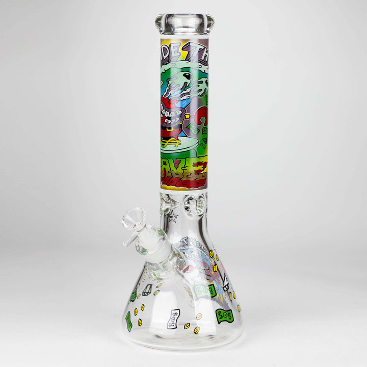 Cartoon Glow 9 mm glass pipes 14"_8