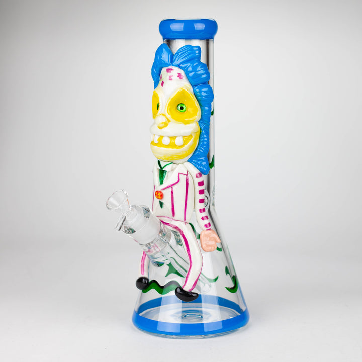 Resin 3D artwork 7mm Clown glass beaker 13"_0