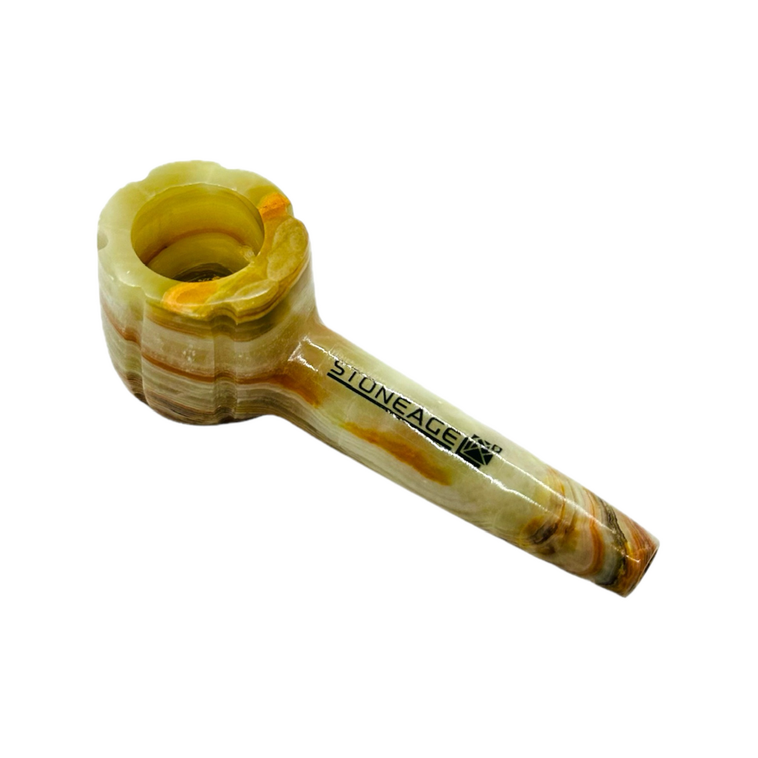 StoneAge 4" Handmade Tobacco Smoking Pipe  Model: Bowl Design, Includes Gift Box_2