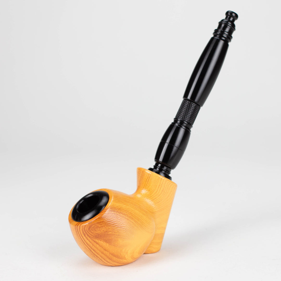 Aluminum Tobacco Pipe with Screens 8"_3