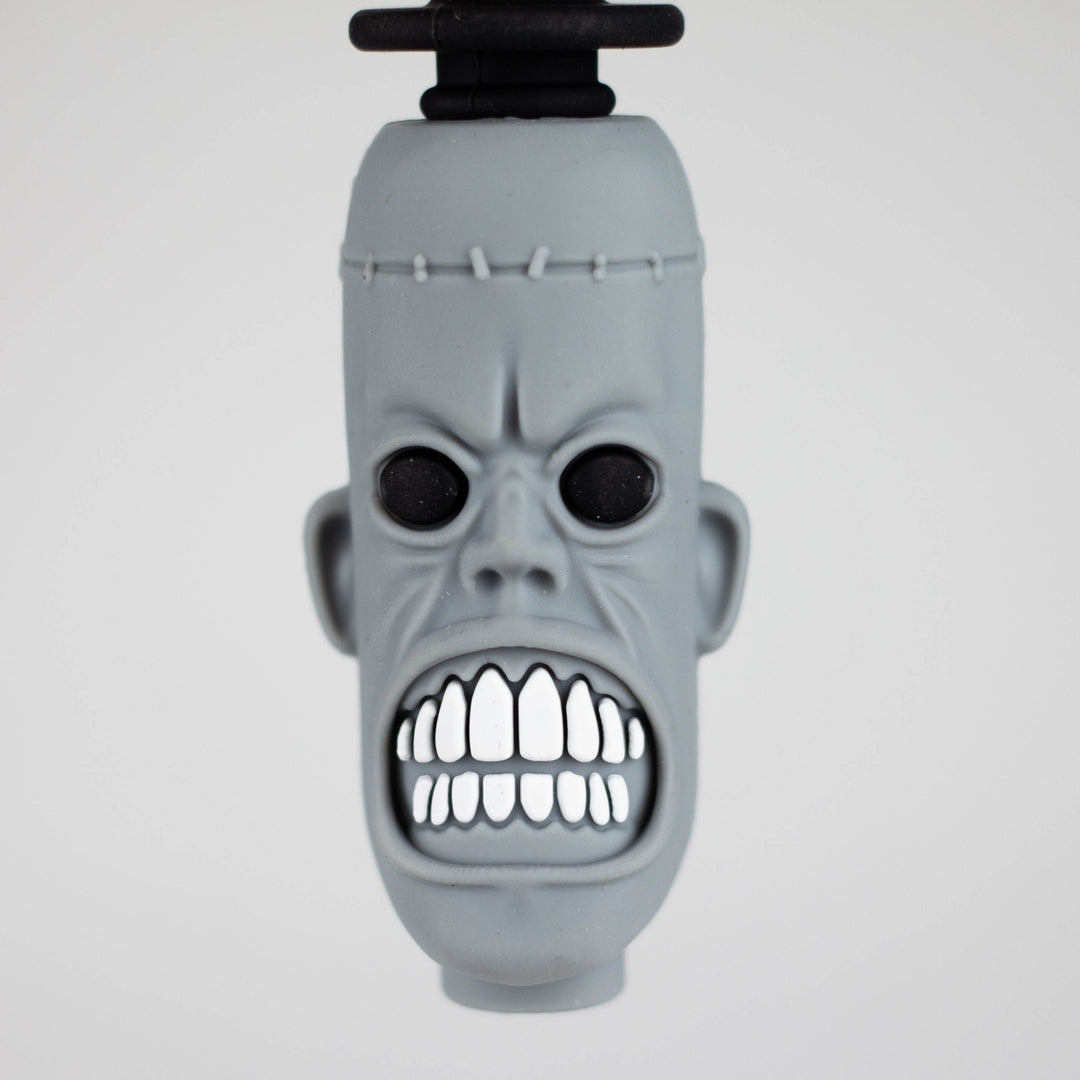 Silicone Zombie hand pipe 3.6"_5