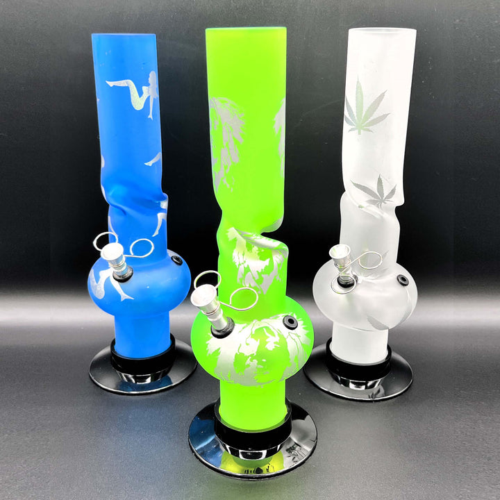 Acrylic Water Pipe Bong FAM-A 12"_1