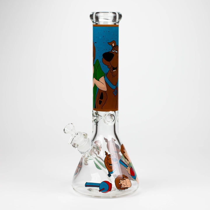 SD Cartoon 9mm glass water pipes 14"_5