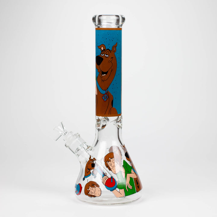 SD Cartoon 9mm glass water pipes 14"_6