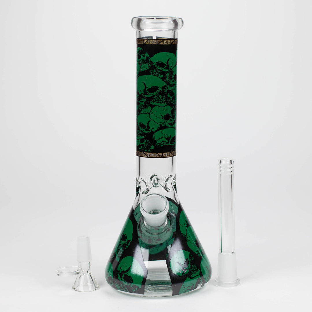 Glass Bong With The War Design 10"_6