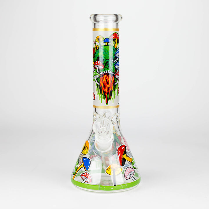 Glass Bong With The Nature Design 10"_10