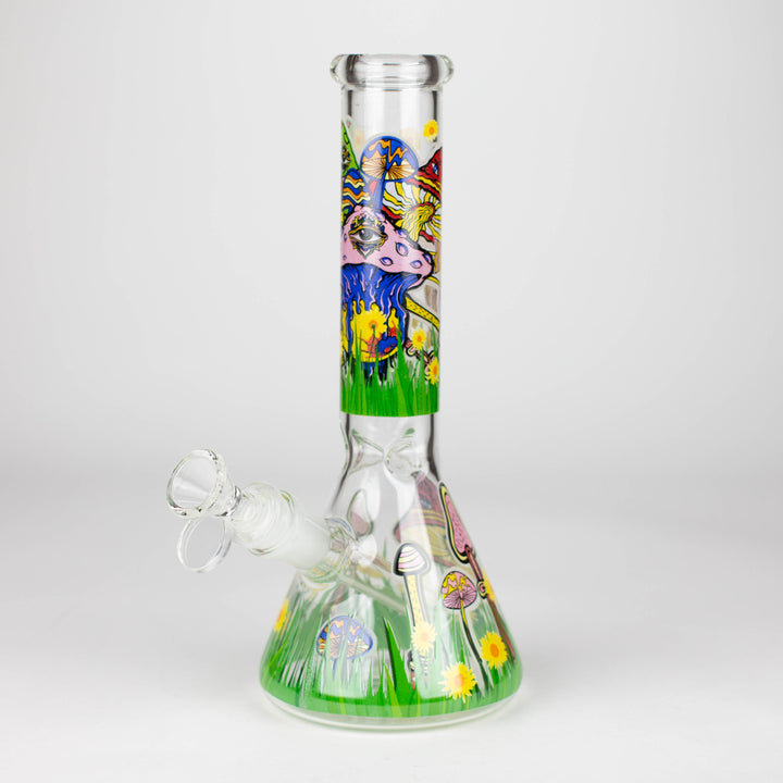 Glass Bong With The Nature Design 10"_6