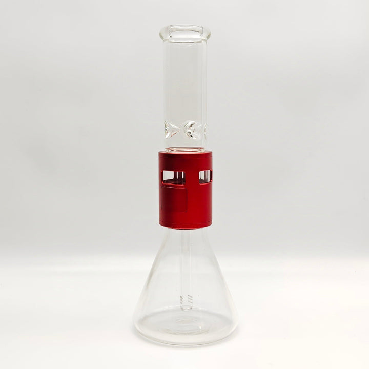 Metal Detachable Glass Bong Assorted Colours 14"_7