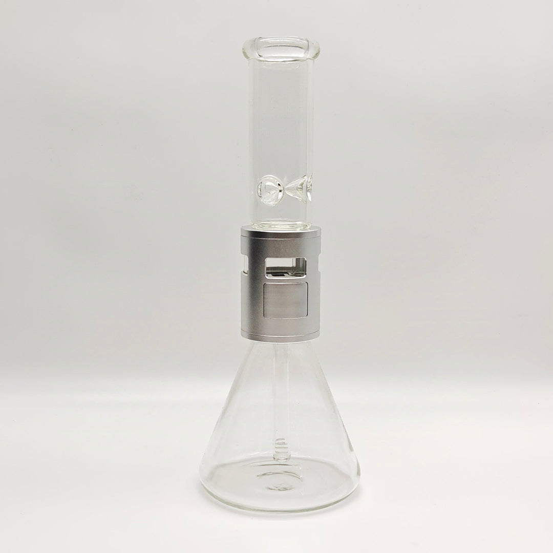 Metal Detachable Glass Bong Assorted Colours 14"_5