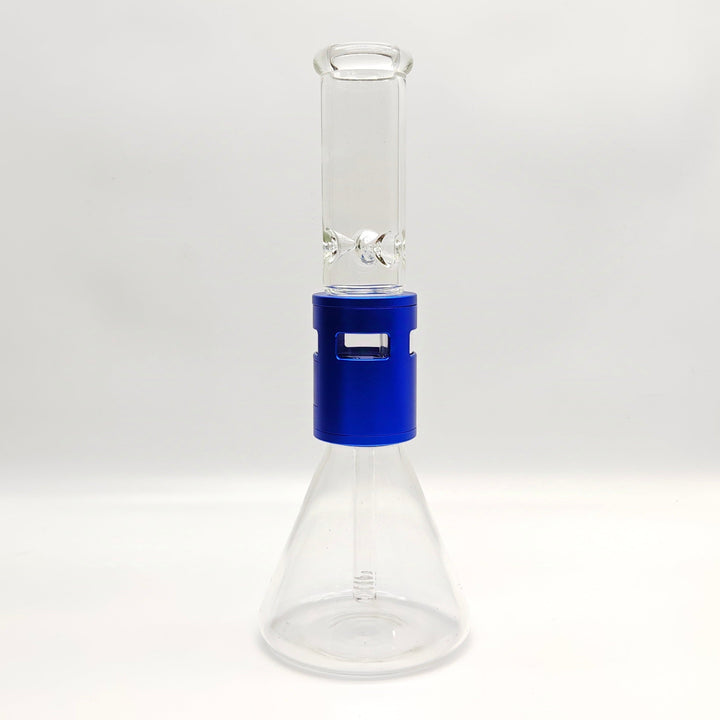 Metal Detachable Glass Bong Assorted Colours 14"_6