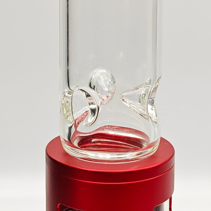 Metal Detachable Glass Bong Assorted Colours 14"_10