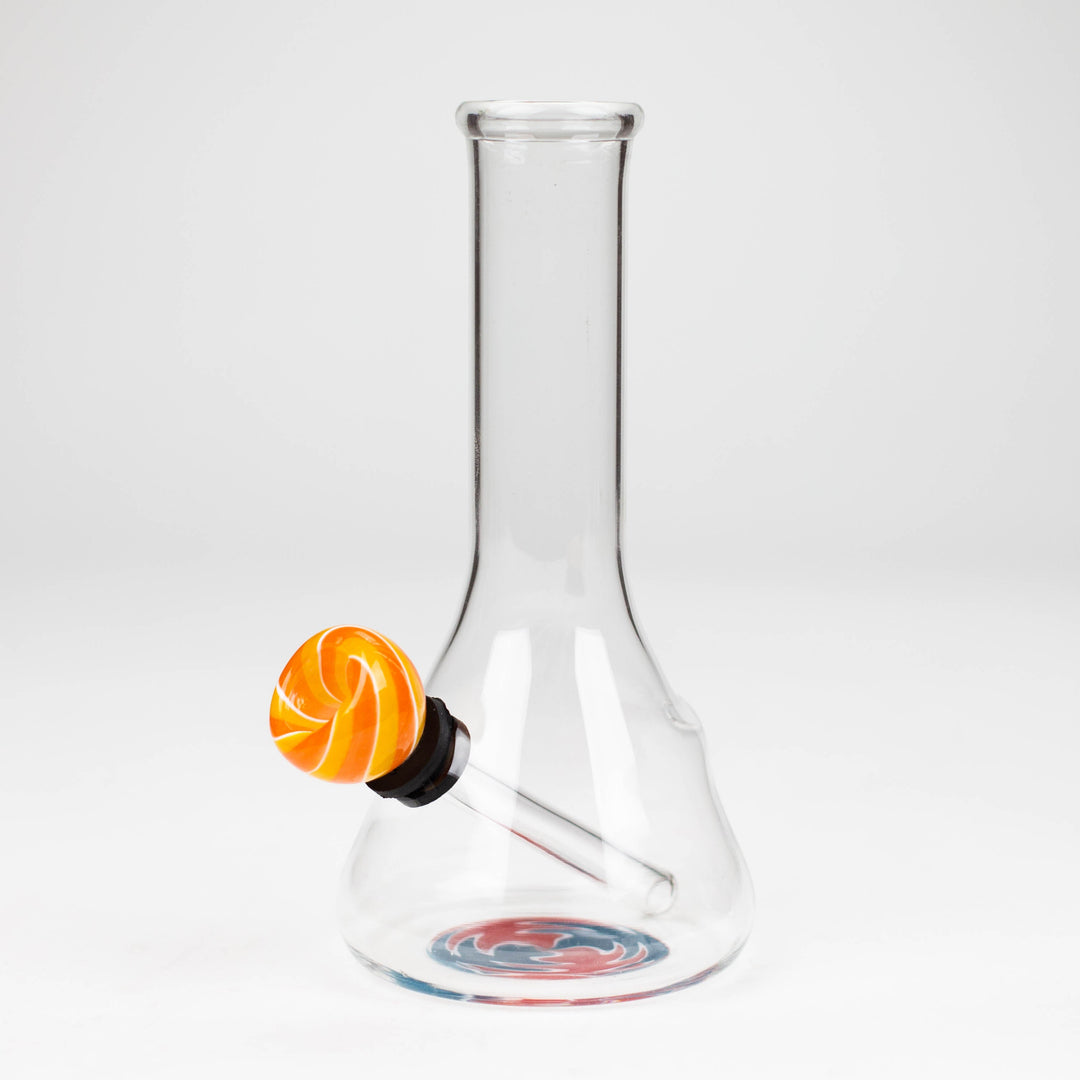 Beaker glass water pipes 6"_0