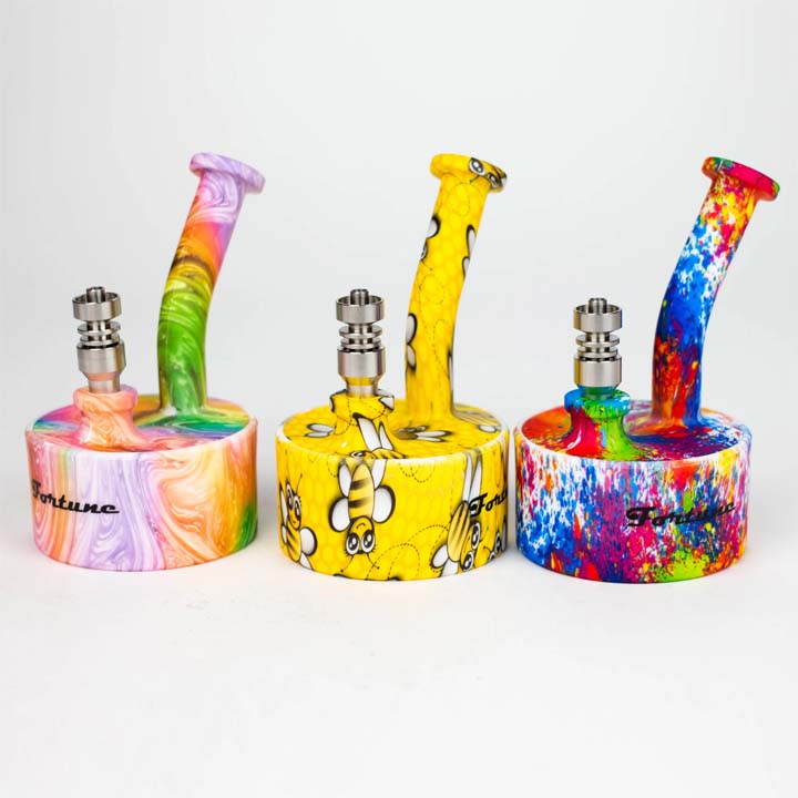 Silicone Hydrographic Dab Rig-Assorted 5"_0