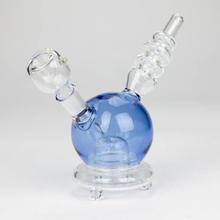 Apple glass water pipes 6"_2