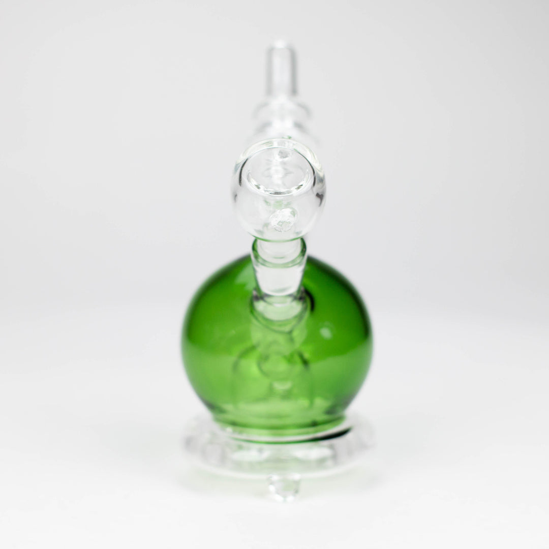 Apple glass water pipes 6"_6