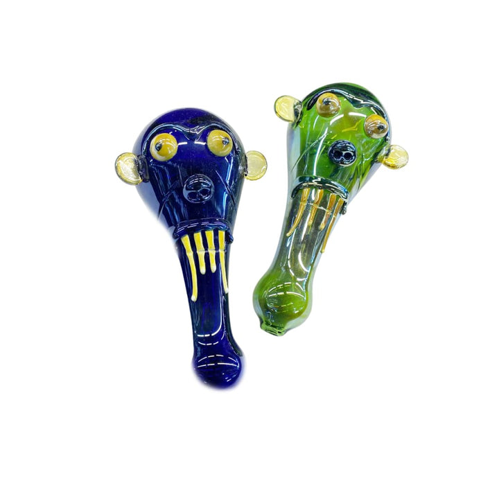 Devilishly Delightful Smoke Hand Pipe with Fume Glass Design