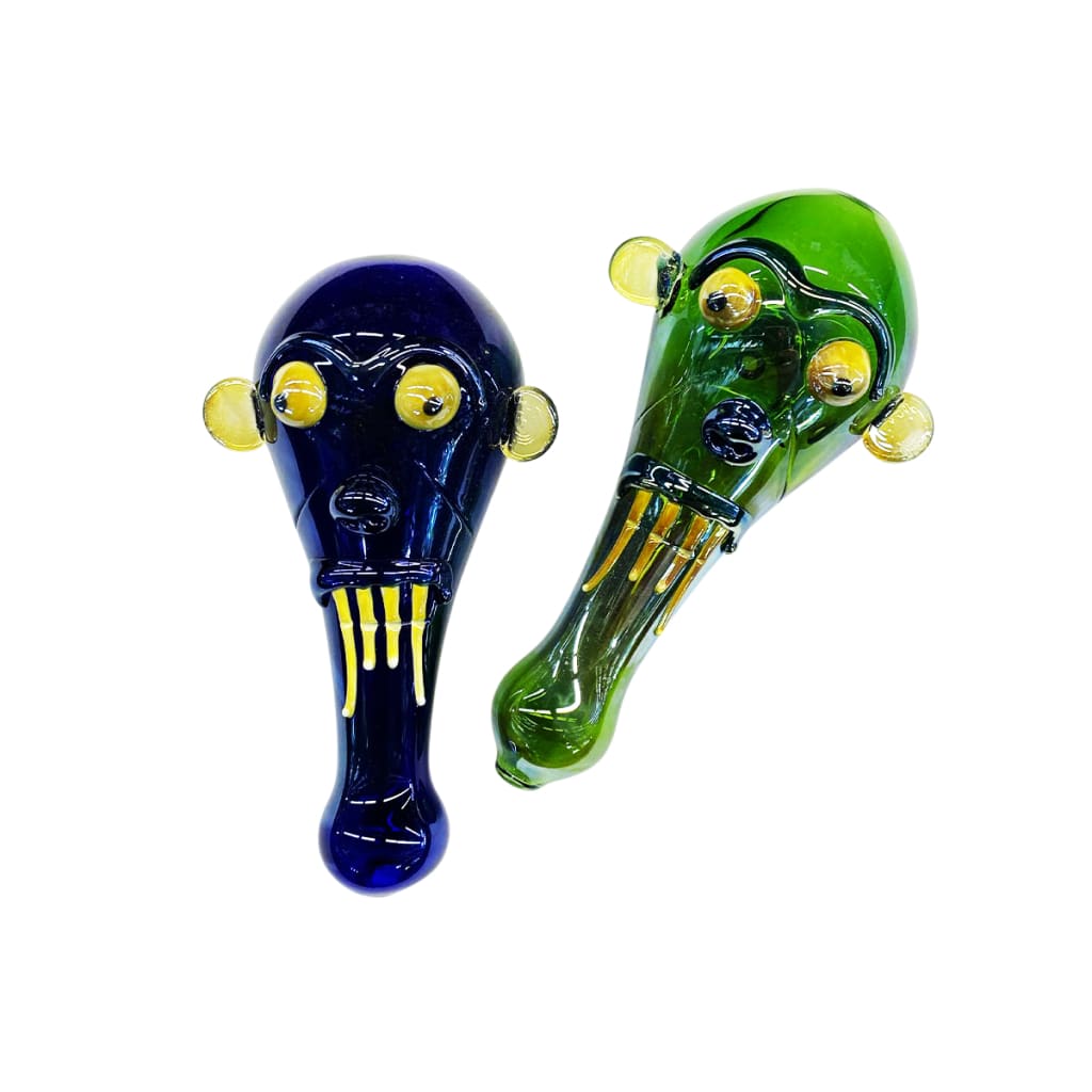 Devilishly Delightful Smoke Hand Pipe with Fume Glass Design