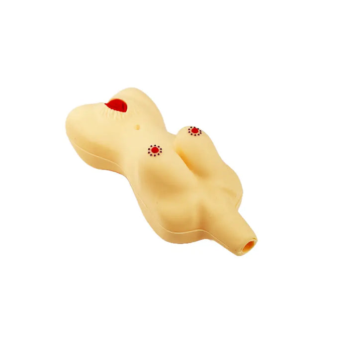 4.5" Naked Lady Silicone Hand Pipe Spoon