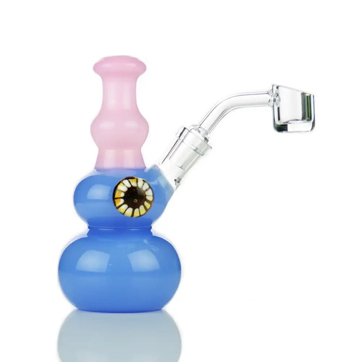 5.5" Rig with Double Sphere Design and Locket 14mm Banger