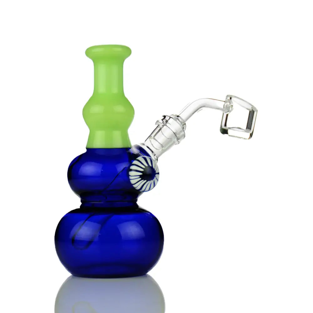 5.5" Rig with Double Sphere Design and Locket 14mm Banger