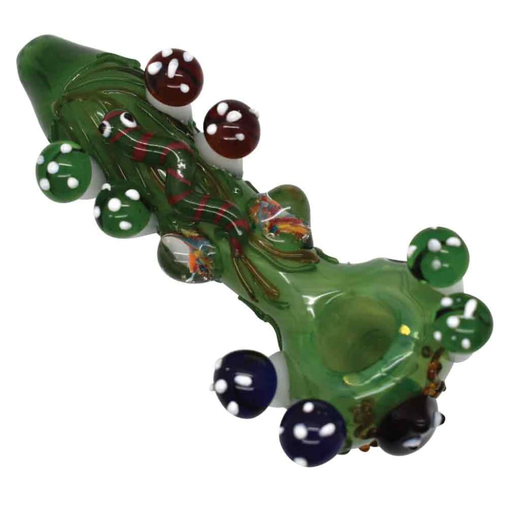 Intricate Detailing Glass Hand Pipe For Smooth Smoking