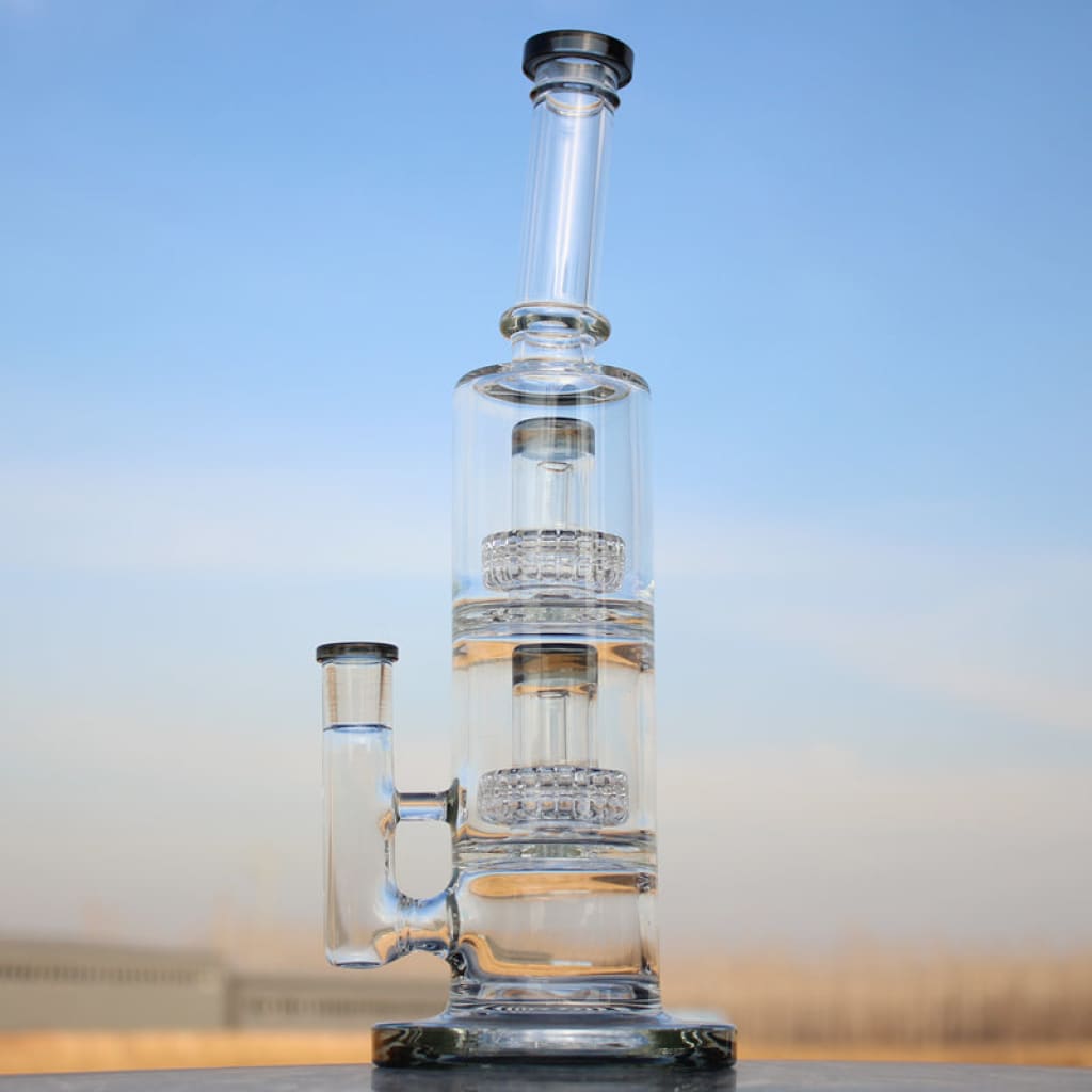 Dual Matrix Percolators Glass Pipe - Advanced Scientific Glass Engineering