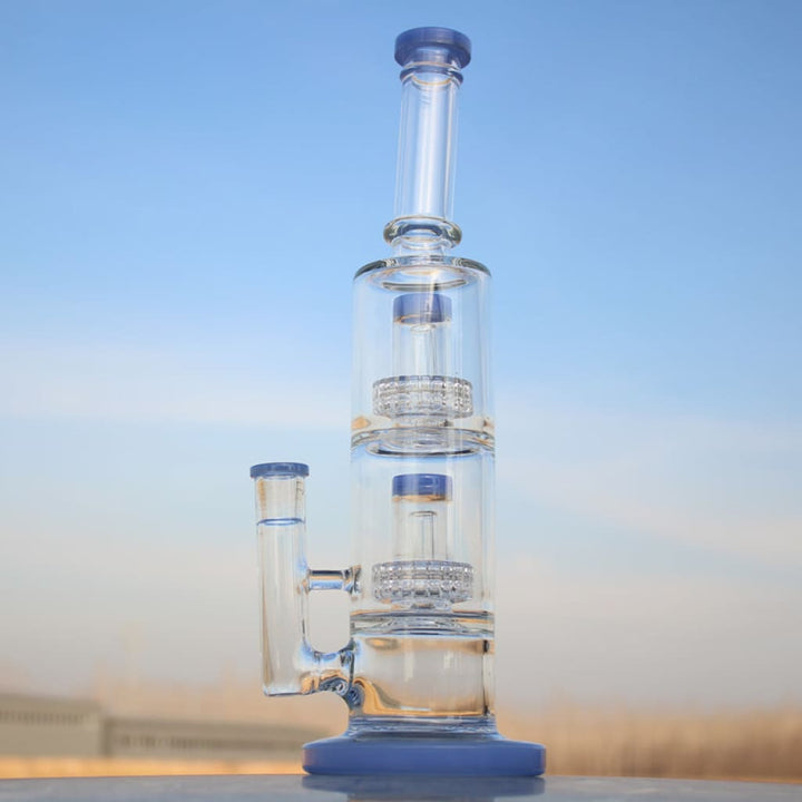 Dual Matrix Percolators Glass Pipe - Advanced Scientific Glass Engineering