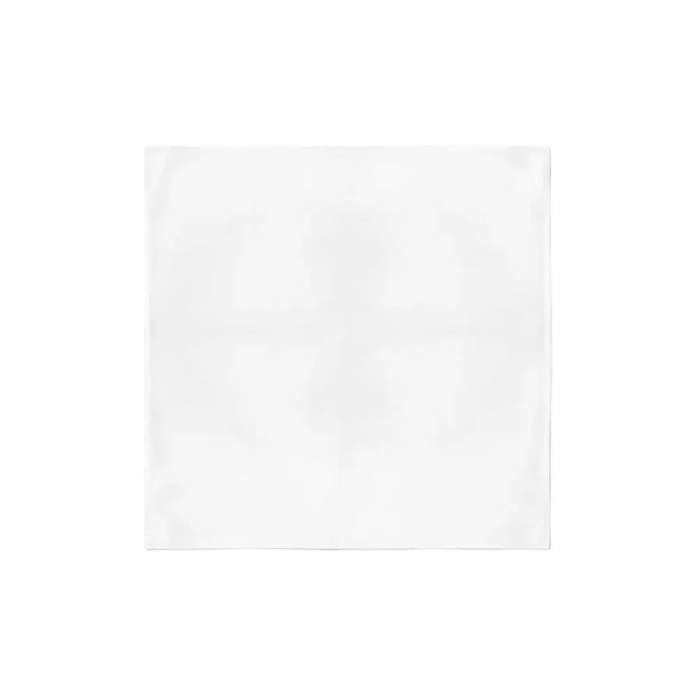 Bandana White Color 100% Cotton (22" x 22")- Pack of 12