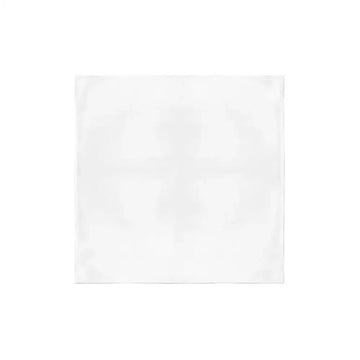 Bandana White Color 100% Cotton (22" x 22")- Pack of 12